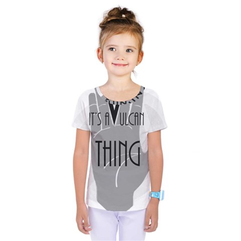 It s A Vulcan Thing Kids  One Piece Tee by Howtobead