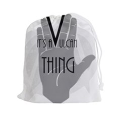 It s A Vulcan Thing Drawstring Pouches (xxl) by Howtobead