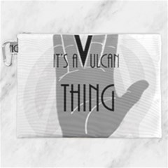 It s A Vulcan Thing Canvas Cosmetic Bag (xxl) by Howtobead