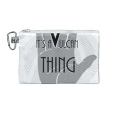 It s A Vulcan Thing Canvas Cosmetic Bag (medium) by Howtobead