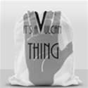 Vulcan Thing Drawstring Bag (Small) View2