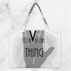 Vulcan Thing Medium Tote Bag by Howtobead