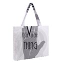 Vulcan Thing Zipper Medium Tote Bag View2
