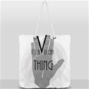 Vulcan Thing Full Print Rope Handle Tote (Large) View2