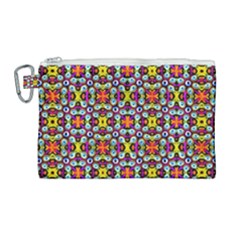 Pattern-28 Canvas Cosmetic Bag (large) by ArtworkByPatrick