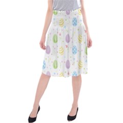 Easter Pattern Midi Beach Skirt by Valentinaart