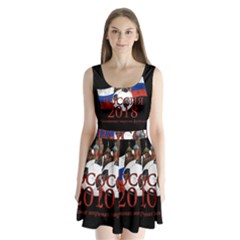 Russia Football World Cup Split Back Mini Dress  by Valentinaart