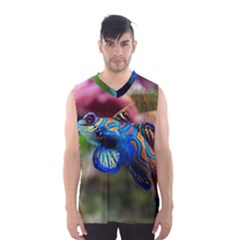 Mandarinfish 1 Men s Basketball Tank Top by trendistuff