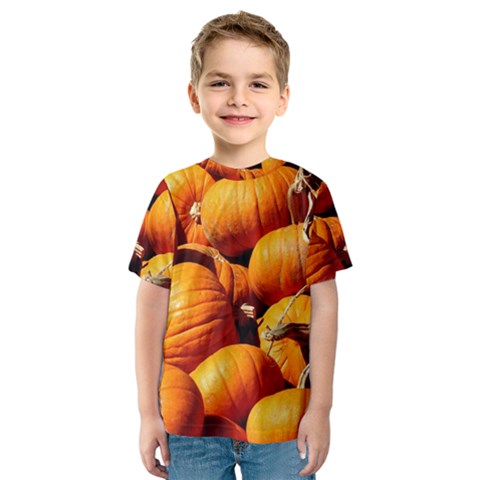 Pumpkins 3 Kids  Sport Mesh Tee by trendistuff