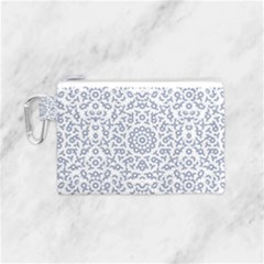 Radial Mandala Ornate Pattern Canvas Cosmetic Bag (small) by dflcprints