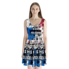 Football Is My Religion Split Back Mini Dress  by Valentinaart