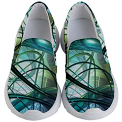 Abstract Kid s Lightweight Slip Ons by Sapixe