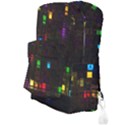 Abstract 3d Cg Digital Art Colors Cubes Square Shapes Pattern Dark Full Print Backpack View3