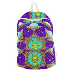 Alien Mandala Foldable Lightweight Backpack by Sapixe