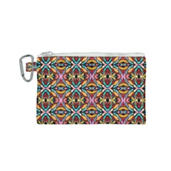 Colorful-20 Canvas Cosmetic Bag (small) by ArtworkByPatrick