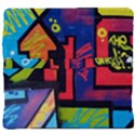 Urban Graffiti Movie Theme Productor Colorful Abstract arrows Back Support Cushion View4