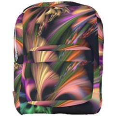Color Burst Abstract Full Print Backpack by Sapixe