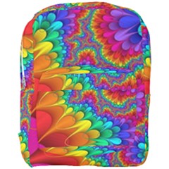 Colorful Trippy Full Print Backpack by Sapixe