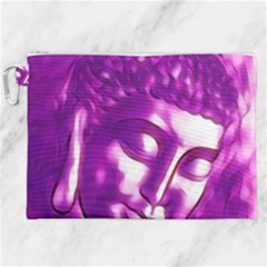 Purple Buddha Art Portrait Canvas Cosmetic Bag (xxl) by yoursparklingshop