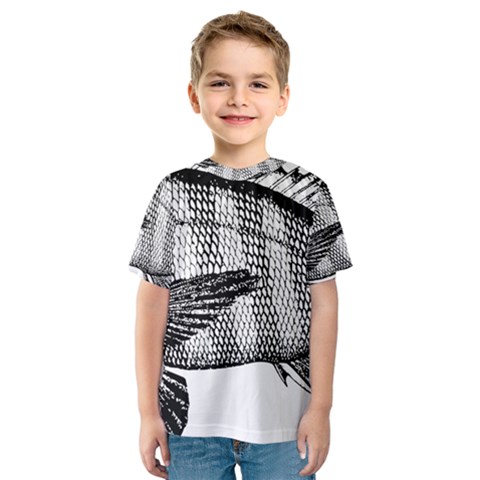 Animal Fish Ocean Sea Kids  Sport Mesh Tee by Nexatart