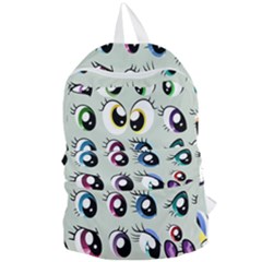 Eyes  Pattern Foldable Lightweight Backpack by Sapixe