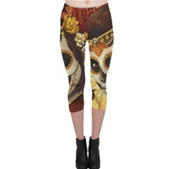 Fantasy Girl Art Capri Leggings  by Sapixe