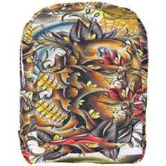 Flower Art Traditional Full Print Backpack by Sapixe