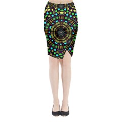 Liven Up In Love Light And Sun Midi Wrap Pencil Skirt by pepitasart