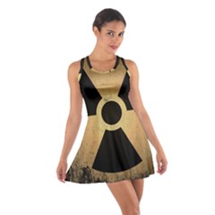 Radioactive Warning Signs Hazard Cotton Racerback Dress by Sapixe