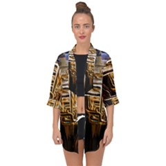 Ceramics Of Ancient Land 8 Open Front Chiffon Kimono by bestdesignintheworld
