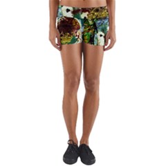 Doves Matchmaking 1 Yoga Shorts by bestdesignintheworld