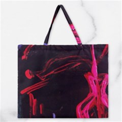 Calligraphy 4 Zipper Large Tote Bag by bestdesignintheworld