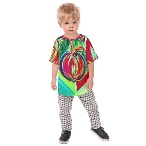 Dscf1458 - Fruits Geometry Kids Raglan Tee by bestdesignintheworld