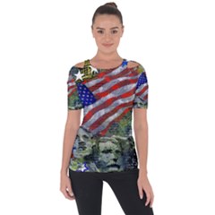 Usa United States Of America Images Independence Day Short Sleeve Top by Sapixe