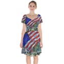 Usa United States Of America Images Independence Day Short Sleeve Bardot Dress View1