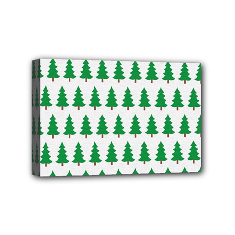 Christmas Background Christmas Tree Mini Canvas 6  X 4  by Sapixe