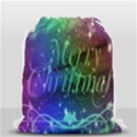 Christmas Greeting Card Frame Drawstring Bag (Small) View2