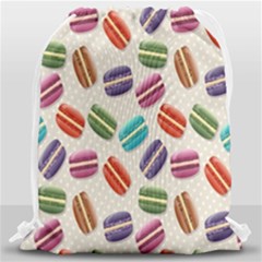 Macaron Macaroon Stylized Macaron Drawstring Bag (large) by Sapixe