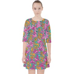 Flower Paisley 1 Pocket Dress by stephenlinhart