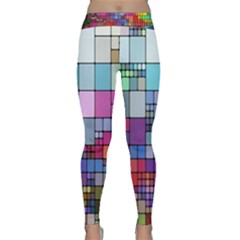 Color Abstract Visualization Classic Yoga Leggings by Sapixe