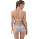 Abstract Architecture Contemporary Halter Cut-Out One Piece Swimsuit View2