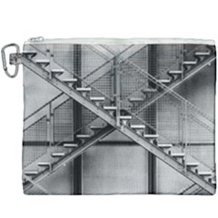 Architecture Stairs Steel Abstract Canvas Cosmetic Bag (xxxl) by Sapixe