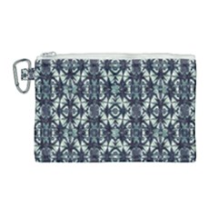 Intersecting Geometric Design Canvas Cosmetic Bag (large) by dflcprints