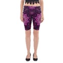 Background Abstract Texture Pattern Yoga Cropped Leggings View1