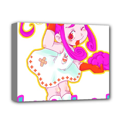 Oopsi Deluxe Canvas 14  X 11  by psychodeliciashop