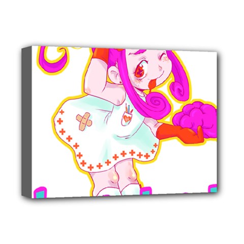 Oopsi Deluxe Canvas 16  X 12   by psychodeliciashop