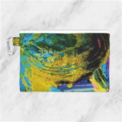 One Minute Egg 4 Canvas Cosmetic Bag (large) by bestdesignintheworld