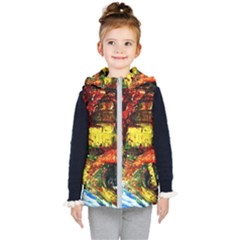 St Barbara Resort Kid s Hooded Puffer Vest by bestdesignintheworld