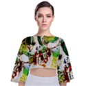 Doves Matchmaking 12 Tie Back Butterfly Sleeve Chiffon Top View1