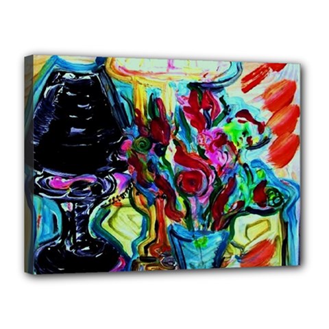 Still Life With Two Lamps Canvas 16  X 12  by bestdesignintheworld